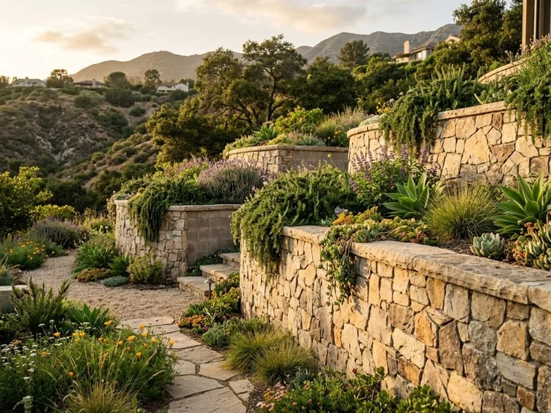Retaining Walls & Hillside