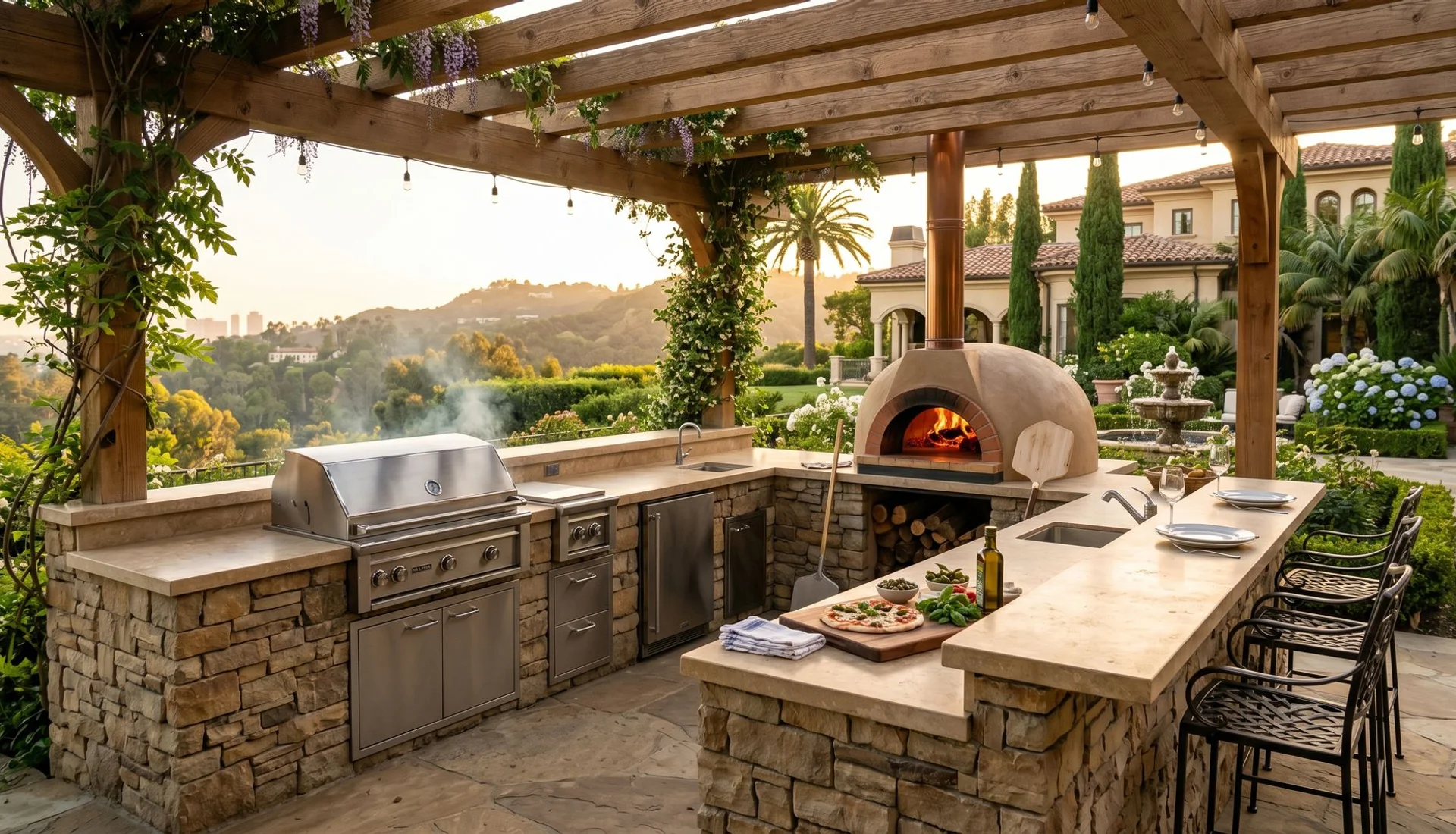 Outdoor Kitchens & Built-In BBQs